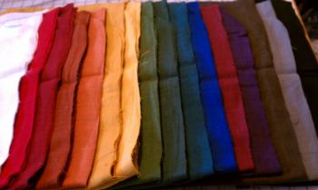 Image of Linen short sleeve tunic basic and extended sizes